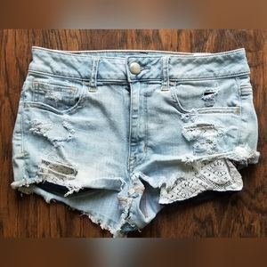 American Eagle shorts high rise, size 6